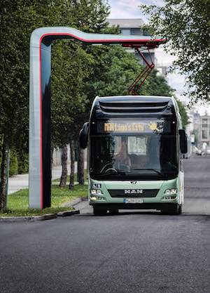 MAN is exhibiting an eMobility technology platform at IAA 2016. DE: Auf der IAA 2016 zeigt MAN einen eMobility Technologieträger. UK: MAN is exhibiting an eMobility technology platform at IAA 2016.