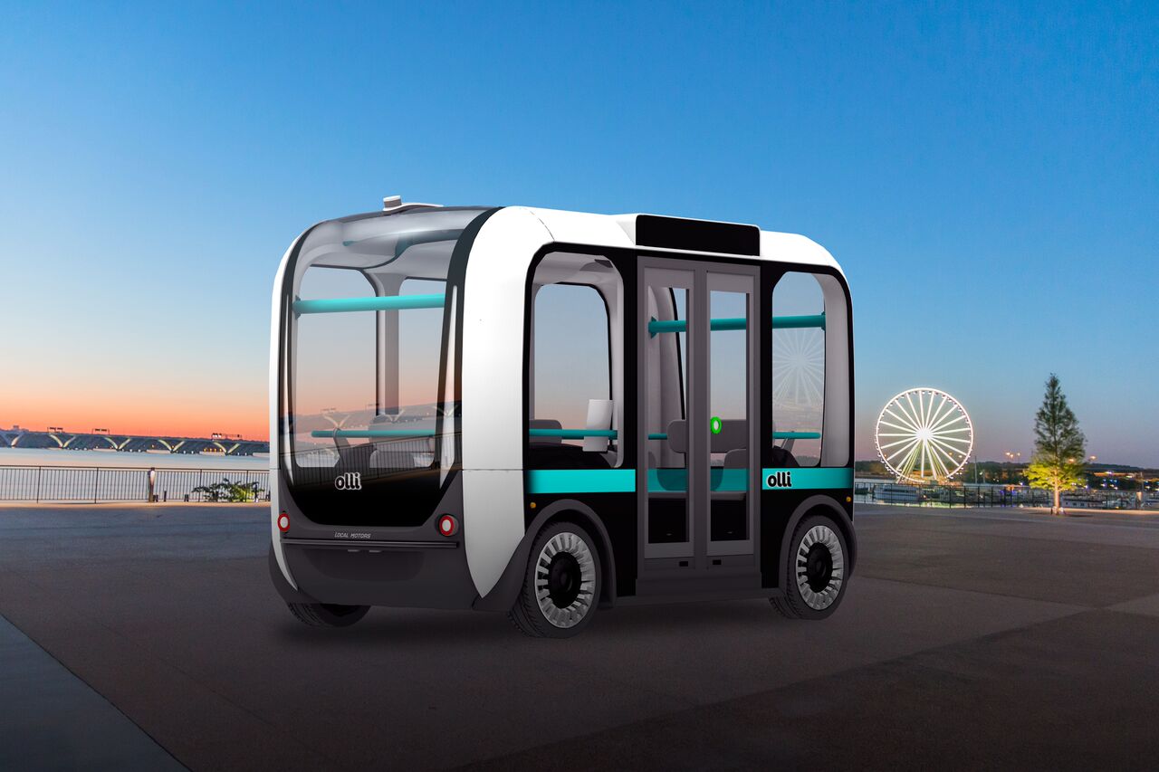 Olli, bus a guida autonoma con intelligenza artificiale Ibm Watson