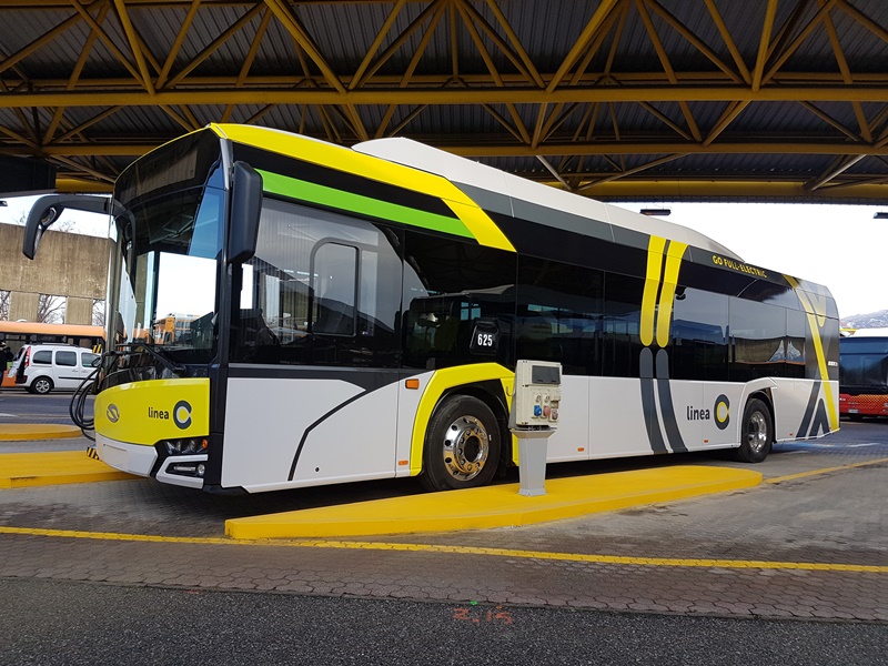 autobus elettrico solaris urbino atb bergamo linea c