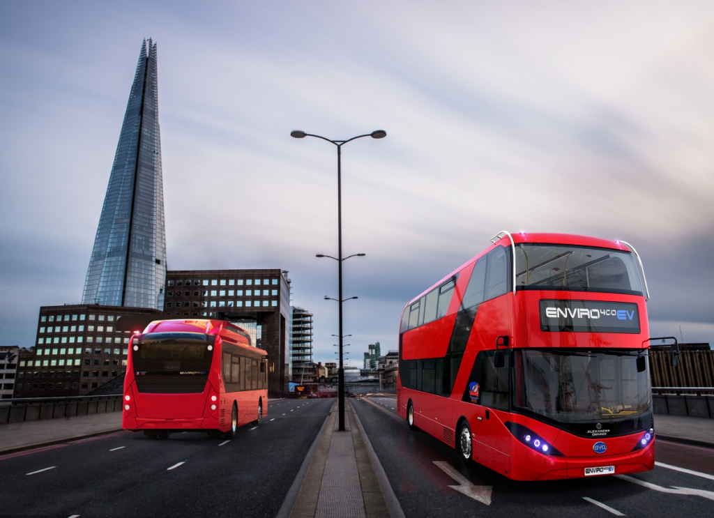 autobus elettrici byd transport for london londra