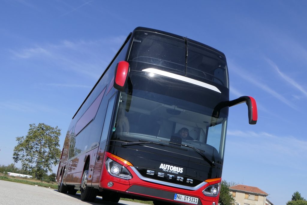 prova su strada autobus setra s531 dt