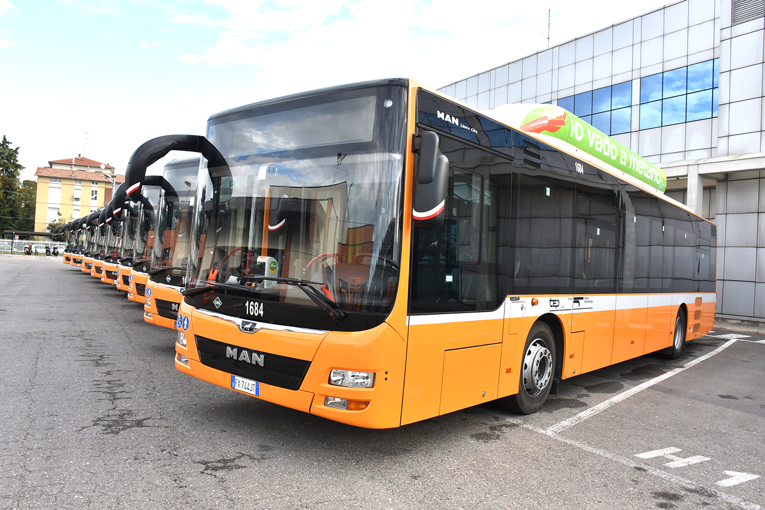 Autobus a gas per Parma