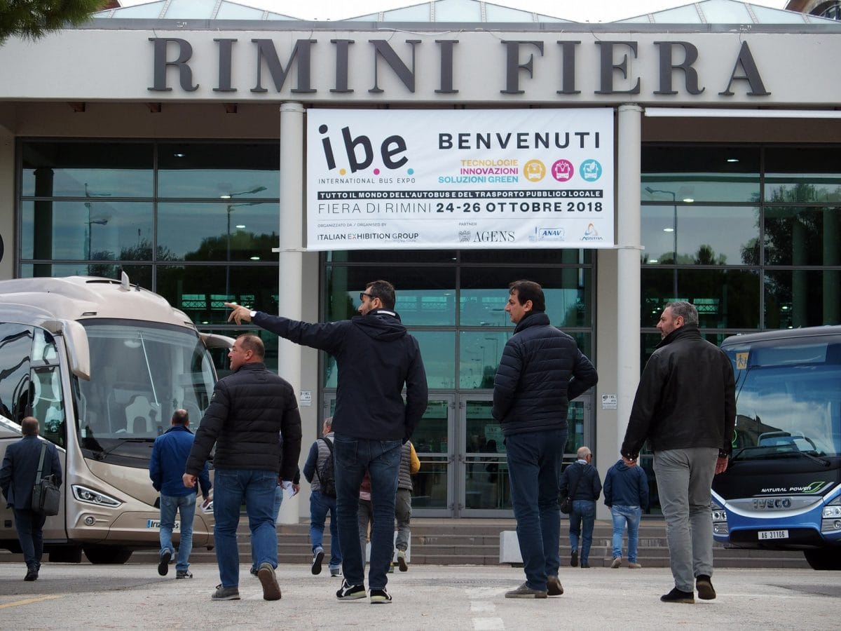 ibe 2020 autobus rimini fiera