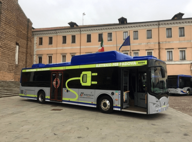 Bus elettrici per Padova